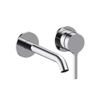 Britton Hoxton 2.0 2 Hole Wall Mounted Basin Mixer - Chrome