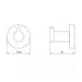 Britton Hoxton 2.0 Robe Hook - Robe Hooks