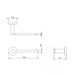 Britton Hoxton 2.0 Single Toilet Roll Holder - Toilet Roll