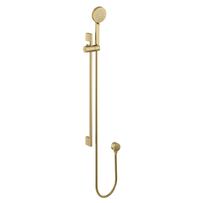 Britton Hoxton Shower Set With Outlet Elbow - Brushed Brass