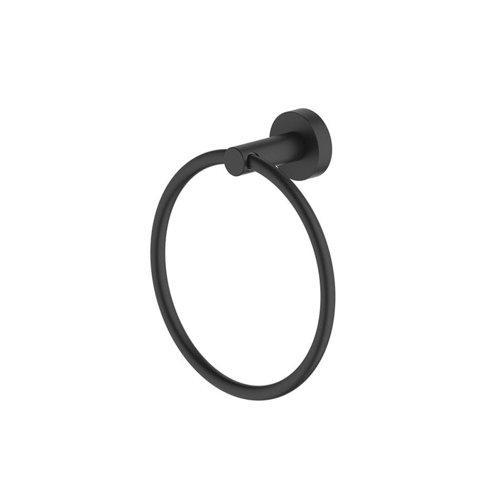 Britton Hoxton Towel Ring - Matt Black Rings