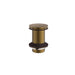 Britton Hoxton Unslotted Basin Waste - Brushed Brass Wastes