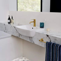 Britton My Home Semi Recessed Basin - 500mm Wide 1TH White