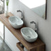 Britton Real Countertop Basin - No TH White Basins