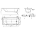 Britton Reuse Single Ended Bath - White - Single Ended Baths