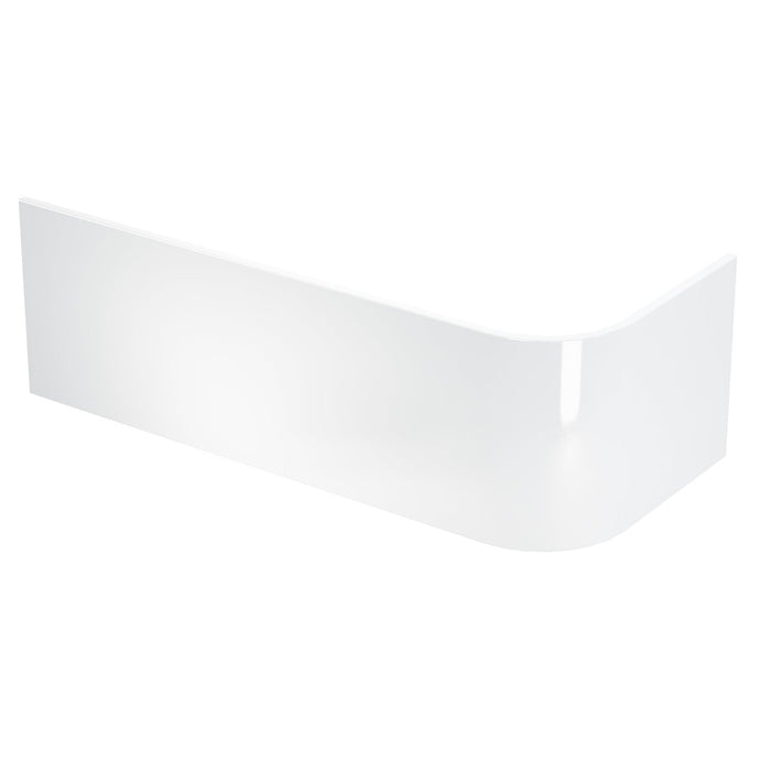 Britton Viride 1800mm Front Bath Panel - White - Bath Panels