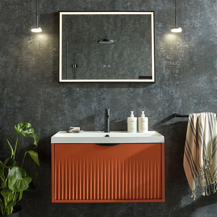 Vado Safari Fluted Leverless Twist-Top Mono Basin Mixer Tap
