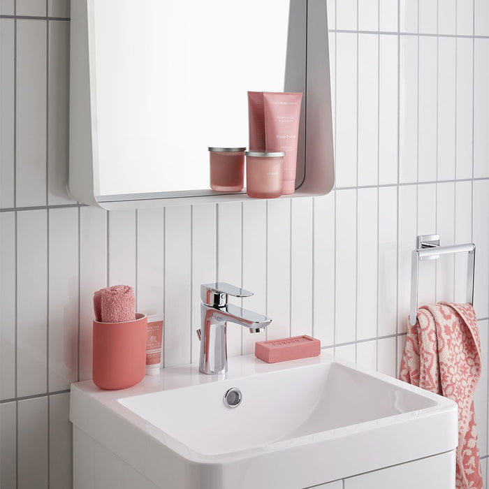 Vado Vala Mono Basin Mixer Tap With Pop-Up Waste - Chrome