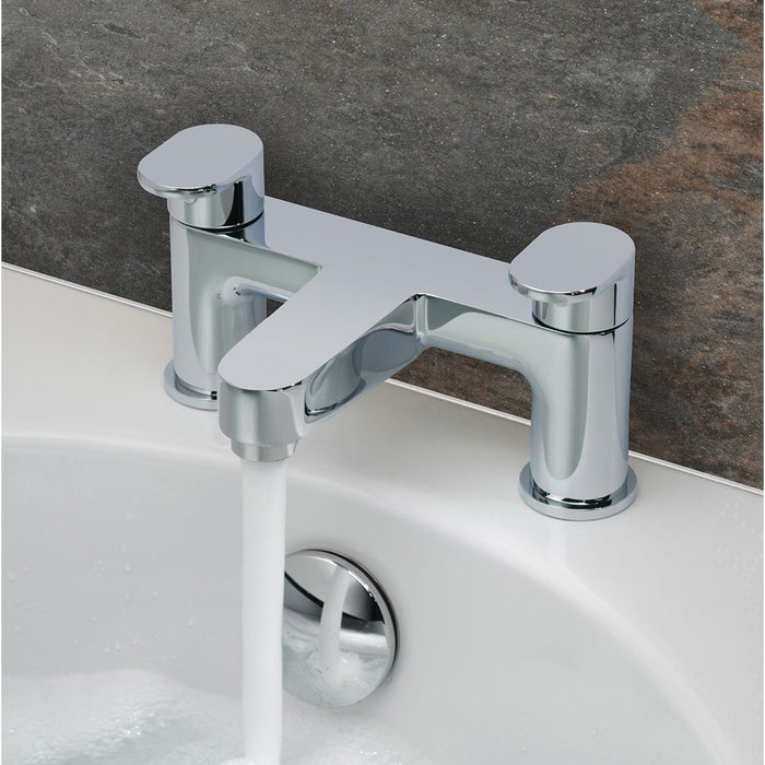 Vado Life Deck Mounted Bath Filler Tap Excluding Waste - Chrome