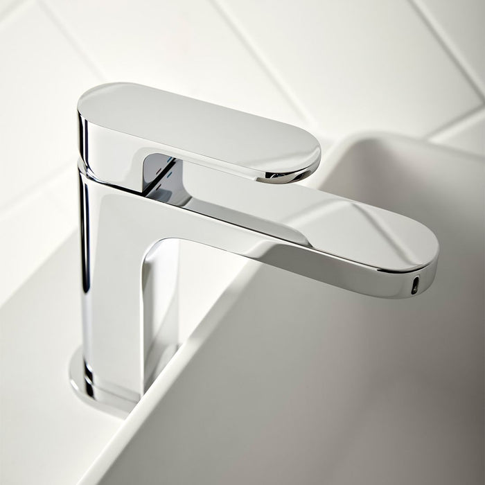 Vado Life Slimline Mono Basin Mixer Tap With Universal Waste - Chrome