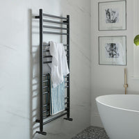 Vado Muse Heated Towel Rail - 1200mm x 500mm - Matt Black
