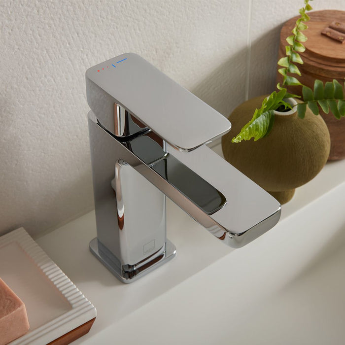 Vado Phase Mono Basin Mixer Tap With Waste - Chrome