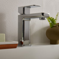 Vado Phase Mono Basin Mixer Tap Without Waste - Chrome