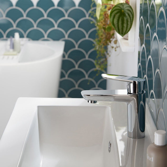 Vado Photon Deck Mounted Mono Basin Mixer Tap - Chrome