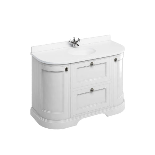 Burlington 1340mm 4 Drawer Floorstanding Vanity Unit