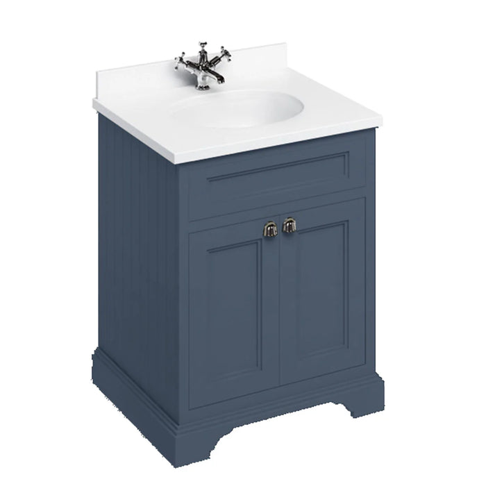 Burlington 670mm 2 Doors Vanity Unit With Worktop and Basin