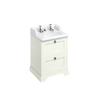 Burlington 650mm 2 Drawer Floorstanding Vanity Unit