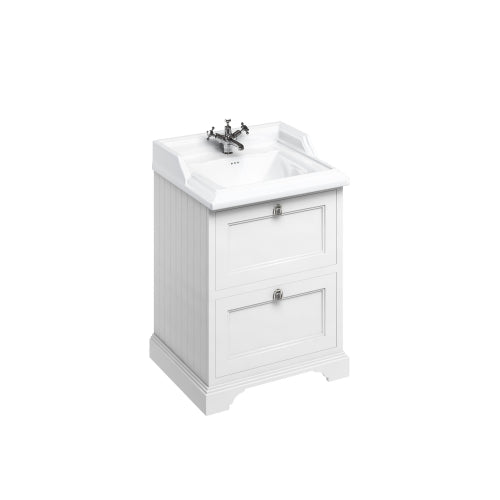 Burlington 670mm 2 Drawer Floorstanding Vanity Unit