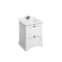 Burlington 670mm 2 Drawer Vanity Unit With Worktop
