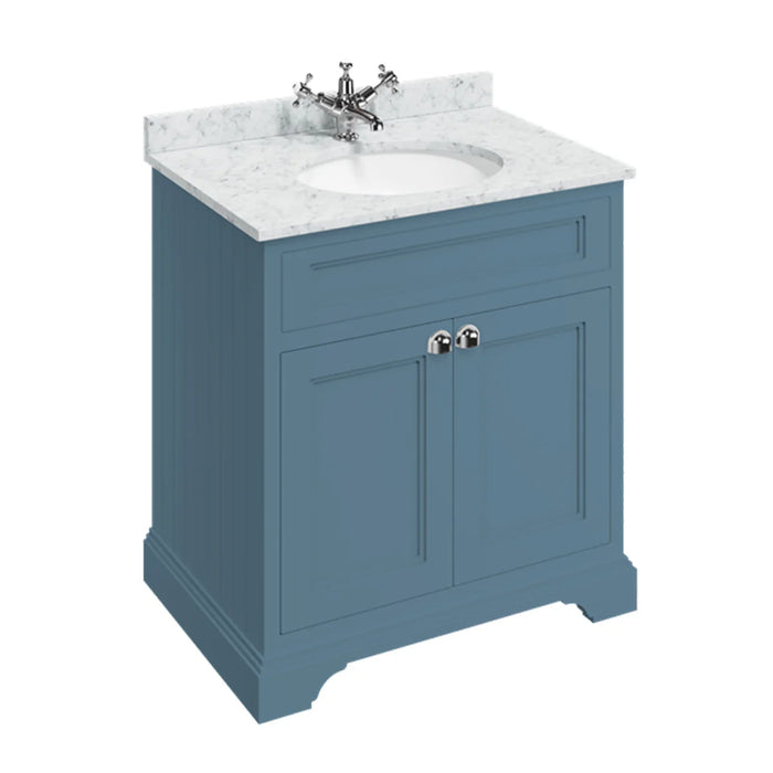 Burlington 670mm 2 Doors Vanity Unit With Worktop and Basin