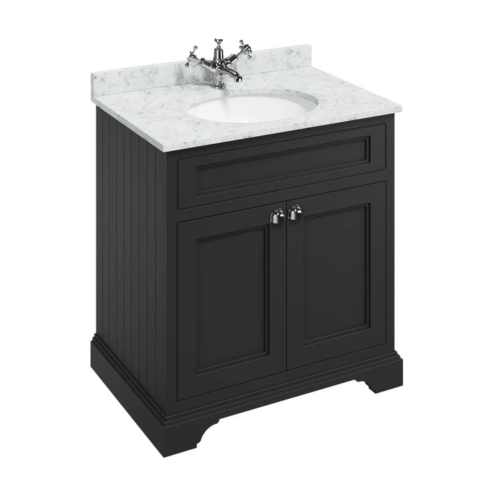 Burlington 670mm 2 Doors Vanity Unit With Worktop and Basin