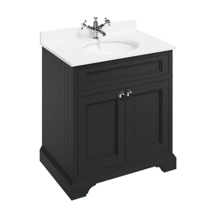 Burlington 670mm 2 Doors Vanity Unit With Worktop and Basin