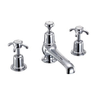 Burlington Anglesey Deck Mounted 3 Hole Basin Mixer Tap