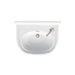 Burlington Arcade 500mm Wall Hung Cloakroom Basin - White