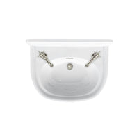 Burlington Arcade 500mm Wall Hung Cloakroom Basin - White