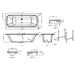Burlington Arundel Double Ended Freestanding Bath