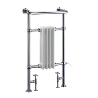 Burlington Bloomsbury Radiator 497 x 950mm - Chrome/White