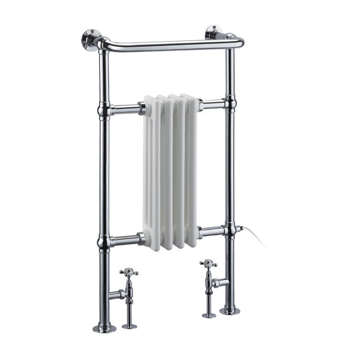 Burlington Bloomsbury Radiator 497 x 950mm - Chrome/White