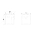 Burlington Chalfont 1 Drawer Wall Hung Vanity Unit