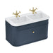 Burlington Chalfont 1000mm 1 Drawer Wall Hung Vanity Unit