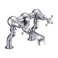 Burlington Claremont 2 Hole Deck Mounted Quarter Turn Bath