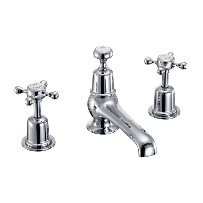 Burlington Claremont Basin Mixer Tap with Pop Up Waste