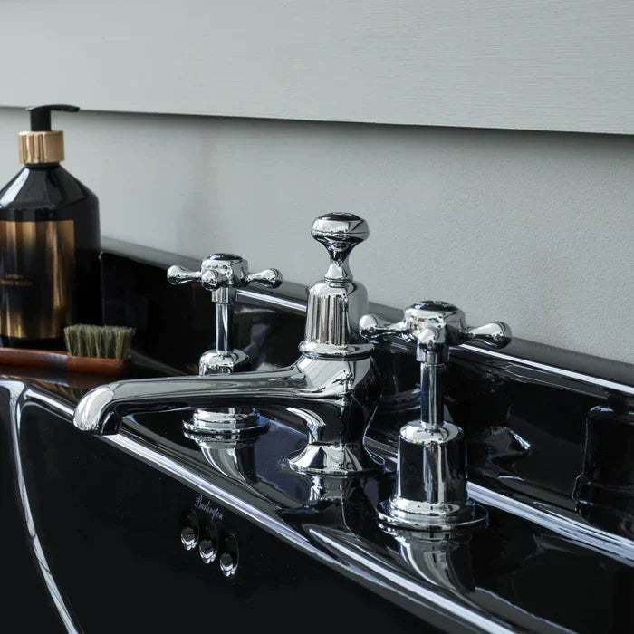 Burlington Claremont Basin Mixer Tap with Pop Up Waste