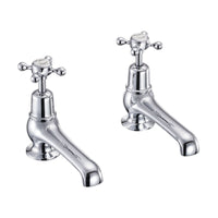 Burlington Claremont Quarter Turn Bath Pillar Taps