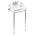Burlington Classic Square Basin with Washstand - 500mm Wide