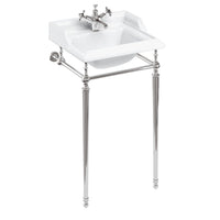 Burlington Classic White Basin with Washstand 510mm