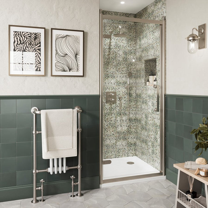 Burlington Classique Recessed Hinged Shower Door