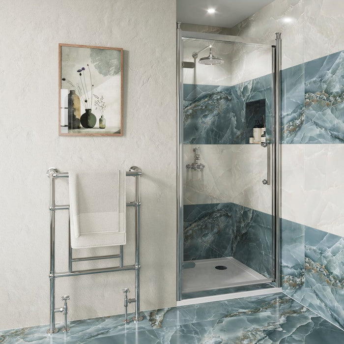 Burlington Classique Recessed Hinged Shower Door