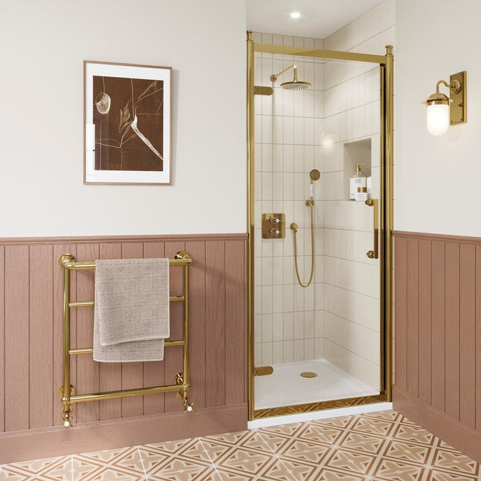 Burlington Classique Recessed Hinged Shower Door