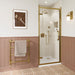 Burlington Classique Recessed Hinged Shower Door