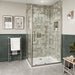 Burlington Classique Sliding Shower Door With Side Panel