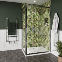 Burlington Classique Sliding Shower Door With Side Panel