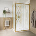 Burlington Classique Sliding Shower Door With Side Panel