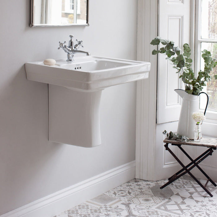 Burlington Contemporary Rectangular Basin with Semi