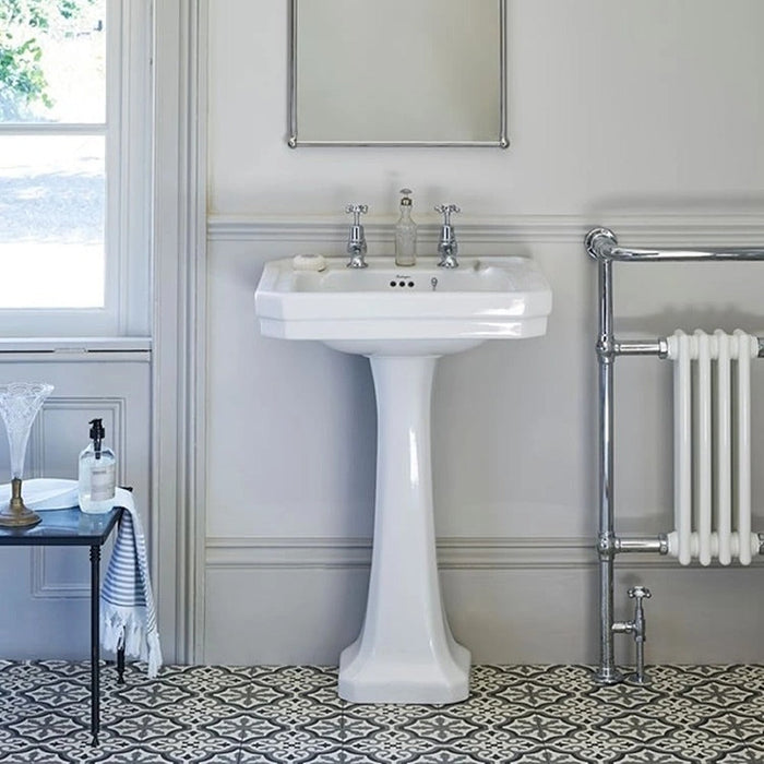 Burlington Contemporary White Rectangular Basin