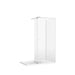 Burlington Deflector Panel Hinge Pair - Polished Stainless